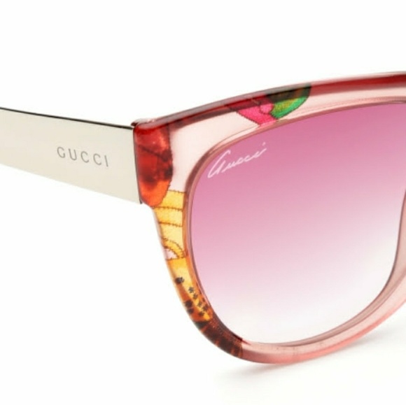 Gucci Pink Floral Sunglasses GG3739/S 2F616 - NEW - Picture 5 of 7